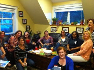 Beverly MA Book Club (who served circus peanuts!)