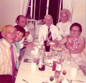 Grandpa Bernie, Grandma Kaplan, Stepdad Norman, Grandpa Cherlin, Mom & Grandma Bessie